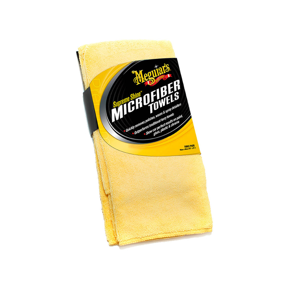 SUPREME SHINE MICROFIBER TOWEL (3 UDS.)